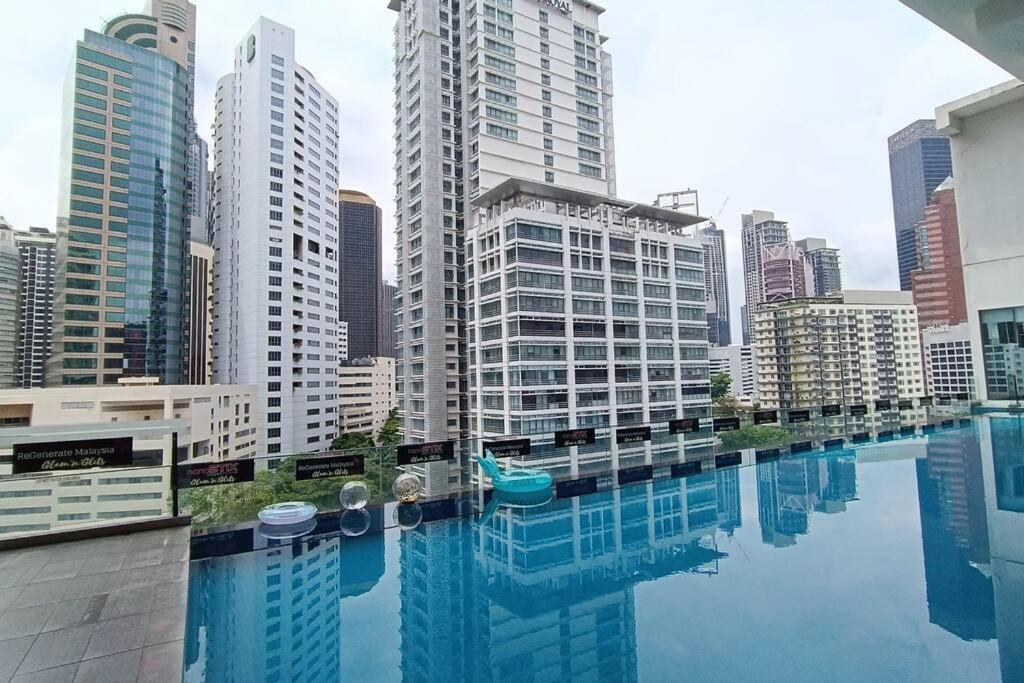 A05 Bukit Ceylon KL Tower View Balcony Apartment Kuala Lumpur Zewnętrze zdjęcie